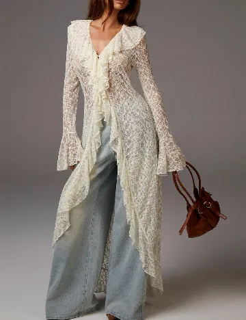 Bluza SHEIN, ecru