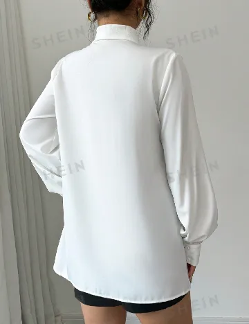 Camasa Oversize SHEIN, alb