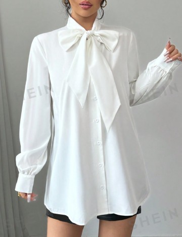 Camasa Oversize SHEIN, alb