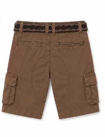Pantaloni scurti Zara, maro