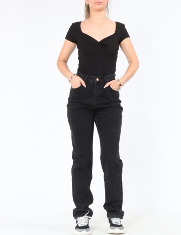 Blugi Reclaimed Vintage, negru