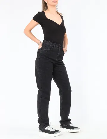 Blugi Reclaimed Vintage, negru