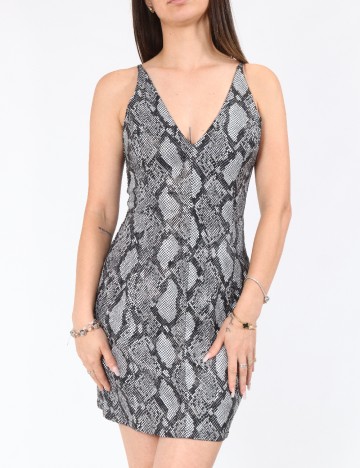 Rochie scurta ASOS, imprimeu sarpe
