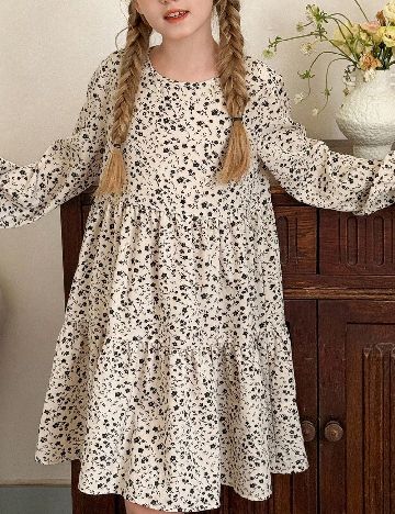 Rochie Shein Kids, crem