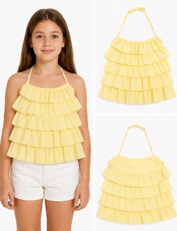 Top Zara, galben