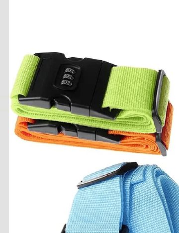 Set curele de bagaj cu cifru 2 bucati SHEIN, verde
