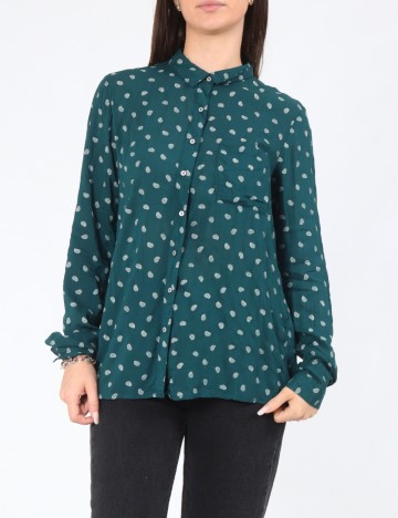 Camasa Pull&Bear, verde