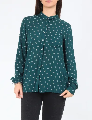 Camasa Pull&Bear, verde