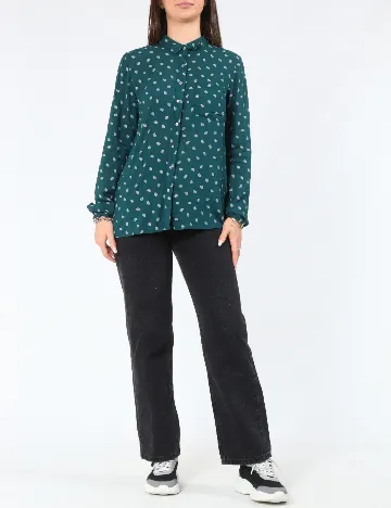Camasa Pull&Bear, verde