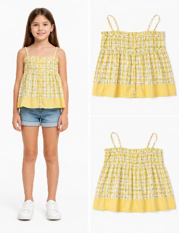 Top Zara, galben