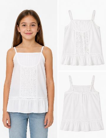 Top Zara, alb
