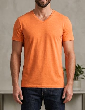 Tricou Pull&Bear, portocaliu
