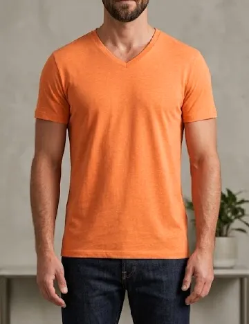 Tricou Pull&Bear, portocaliu