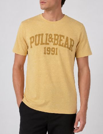 Tricou Pull&Bear, galben