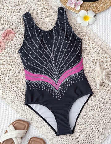 Costum de baie Shein Kids, negru