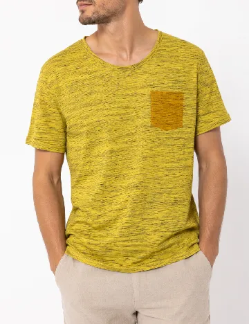 Tricou Pull&Bear, galben