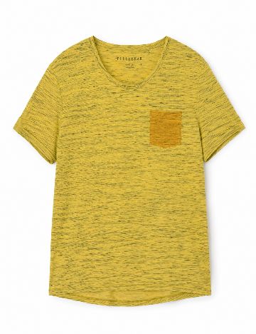Tricou Pull&Bear, galben