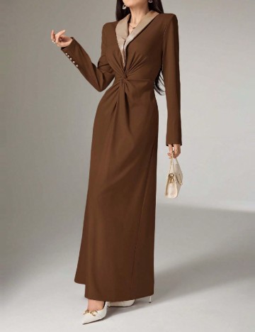 Rochie lunga SHEIN, maro