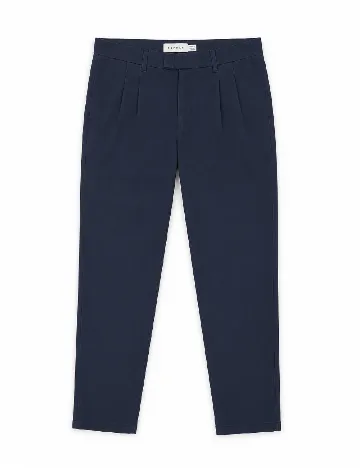 Pantaloni Topman, bleumarin