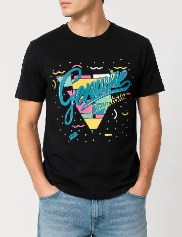 Tricou Pull&Bear, negru