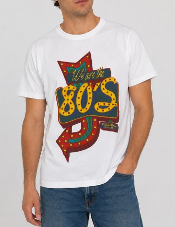 Tricou Pull&Bear, alb