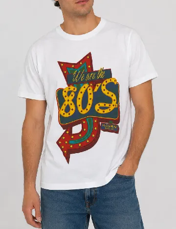 Tricou Pull&Bear, alb