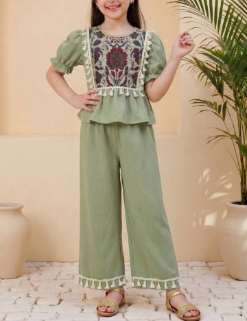 Compleu Shein Kids, verde