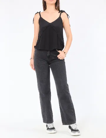 Top Pull&Bear, negru