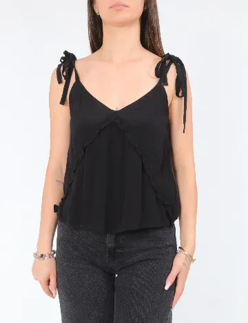 Top Pull&Bear, negru
