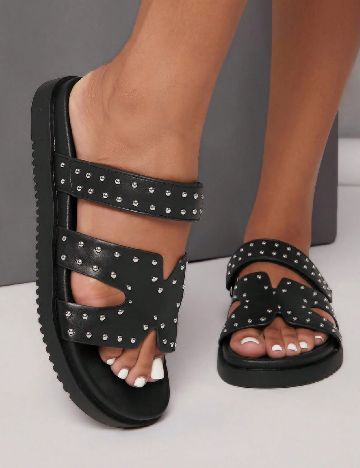 Slapi SHEIN, negru