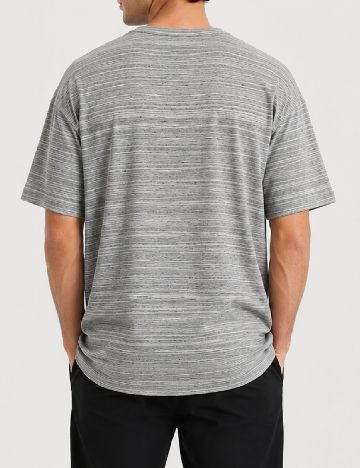 Tricou Pull&Bear, gri