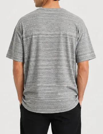 Tricou Pull&Bear, gri