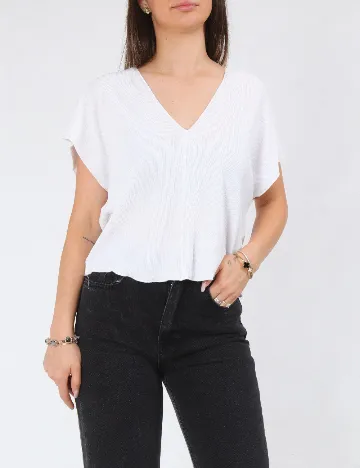 Top Zara, alb