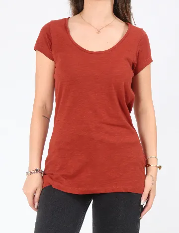 Tricou Pull&Bear, caramiziu