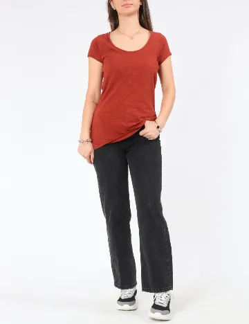 Tricou Pull&Bear, caramiziu