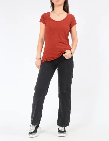 Tricou Pull&Bear, caramiziu