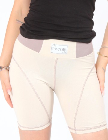 Pantaloni scurti THE COUTURE CLUB, bej