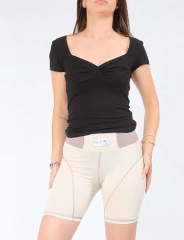 Pantaloni scurti THE COUTURE CLUB, bej