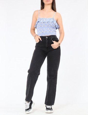Top Hollister, albastru