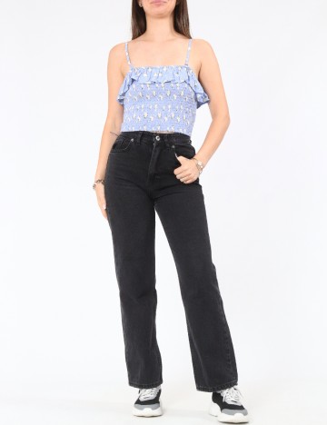 Top Hollister, albastru