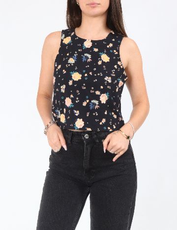 Top Pull&Bear, floral print