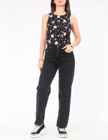 Top Pull&Bear, floral print