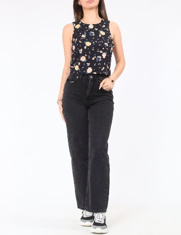 Top Pull&Bear, floral print