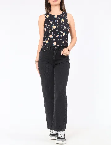 Top Pull&Bear, floral print