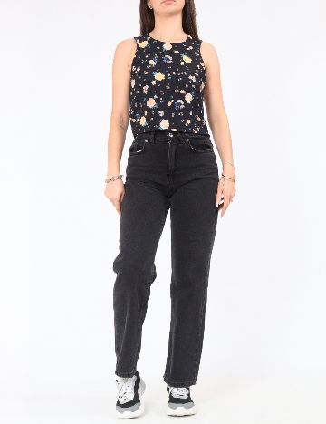 Top Pull&Bear, floral print