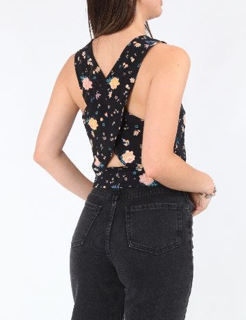 Top Pull&Bear, floral print