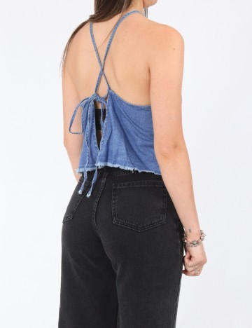 Top Pull&Bear, albastru