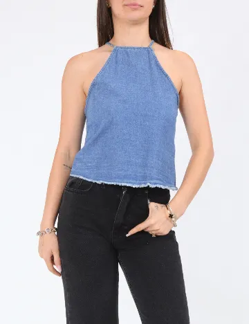 Top Pull&Bear, albastru