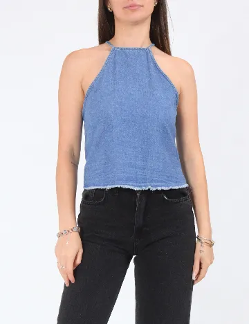Top Pull&Bear, albastru