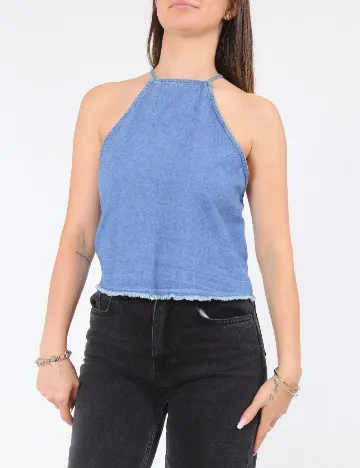 Top Pull&Bear, albastru